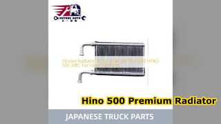 راه حل خنک کننده قابل اطمینان Hino 500 J08C Radiator 87107 1280
