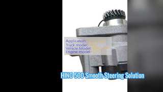 تعویض پمپ فرمان برقی HINO 500 J08E 44310 EW021