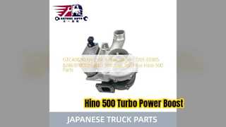 تعویض توربوشارژر هینو 500 J08E GTC4082KLNV
