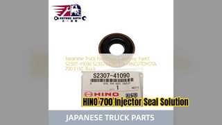 تعویض مهر و موم انژکتور HINO 700 E13C S230741090