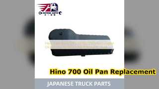 تعویض تابه روغن موتور Hino 700 P11C 12111 E0390