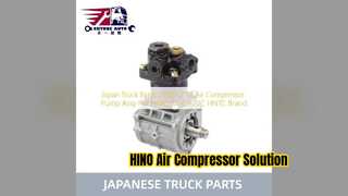تعویض پمپ کمپرسور هوا HINO F17C F20C 29100 2151