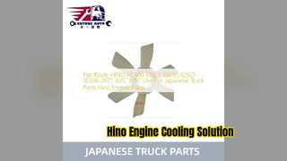 قطعات کامیون بادوام Hino FC500 Fan Blade S1630 62671