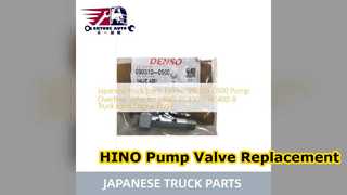 تعویض شیر سرریز پمپ کامیون HINO 090310 0500