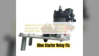 تعویض رله استارت 24 ولت Hino 500 700 28300E0051