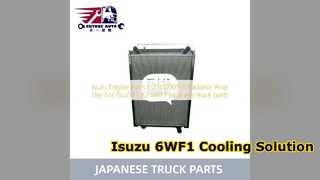قطعات کامیون ممتاز Isuzu 6WF1 Radiator Assy 1214109000