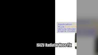 شیلنگ رادیاتور ISUZU FVR 6HK1 8980509241