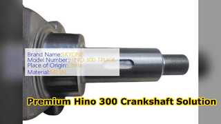 تعویض میل لنگ Hino 300 W04D N04C با کیفیت بالا