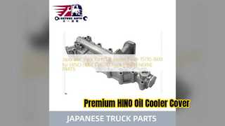 تعویض پوشش کولر روغن HINO H06CT H07D 15710 1600