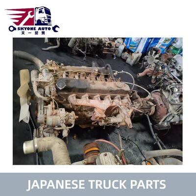 قطعات کامیون ژاپنی موتور کارکرده با گیربکس 5 سرعته وضعیت خوب برای ISUZU FTR 6BG1 در فروش قطعات کارکرده ایسوزو