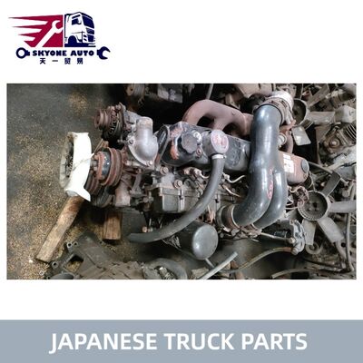 قطعات کامیون ژاپنی موتور کارکرده با گیربکس 6 سرعته وضعیت خوب برای FUSO Fighter 6D17 در فروش fuso قطعات کارکرده