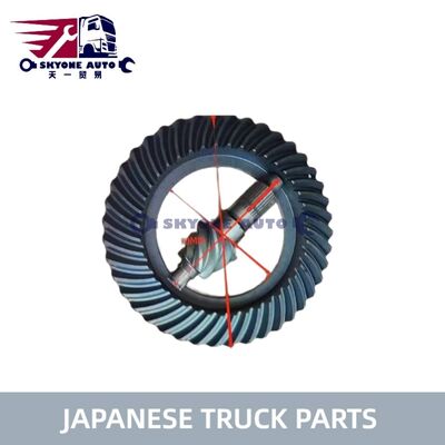 قطعات کامیون ژاپنی Crown Pinion 41221-E0640 نسبت 6/41 برای HINO 500 RANGER کامیون J08C J08CT قطعات موتور HINO