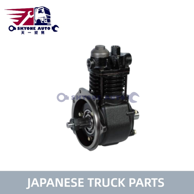 قطعات کامیون ژاپنی خنک کننده هوا ME067023 80MM پمپ کمپرسور هوا Assy برای MITSUBISI FUSO 8DC9 8DC8 کامیون برند HNTC