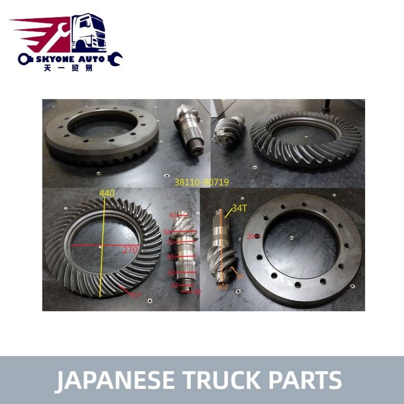 قطعات کامیون های ژاپنی چرخ تاج 6/41 38110-90719 برای UD TRUCK CONDOR RF8 38110-90719