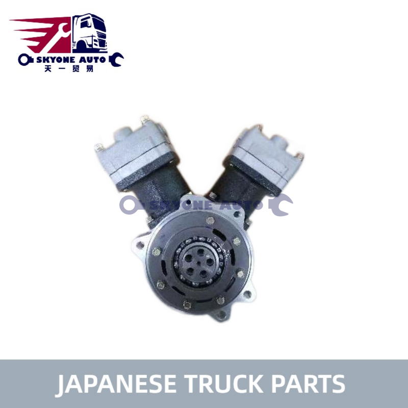 قطعات کامیون ژاپنی 1-19100334-2 1191003342 پمپ کمپرسور هوا Assy برای ISUZU CYZ51K 6WF1 برند HNTC