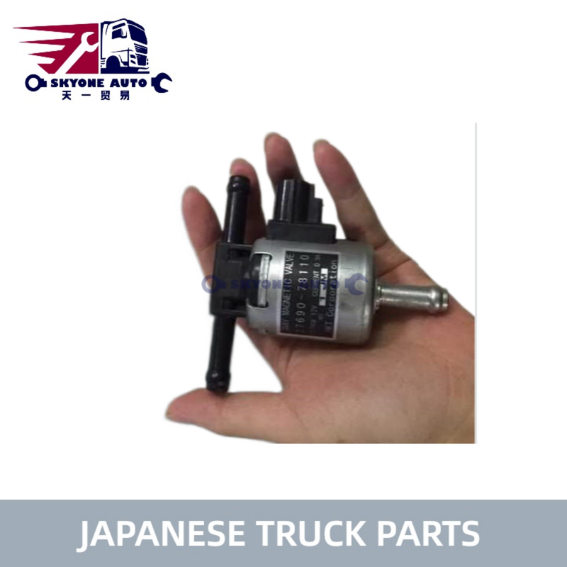 HINO 3Way Solenoid Magnetic Valve 24V 27690-78110 برای تویوتا/HINO DUTRO/DYNA کامیون قطعات کامیون ژاپنی