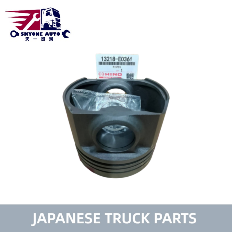 پیستون موتور قطعات کامیون ژاپنی 13218-E0361 برای کامیون HINO 500 J08E با کیفیت بالا